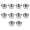 UPKOCH 10 x Stainless Steel Sauce Cups