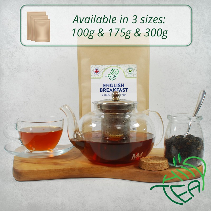 English Breakfast Loose Leaf Tea - Blend of Indian Assam