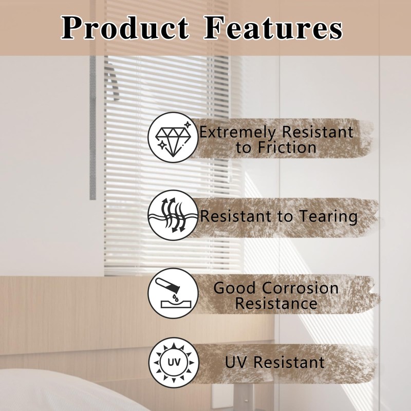 2 roller shutter webbing, 6 m grey roller shutter strap,