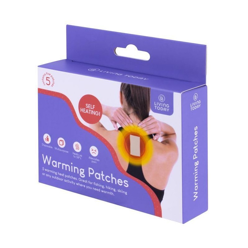 Living Today Soft Self Heating Warming Patches (5 Pieces)