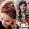 AQOKKA Extra Wide Headbands for Women Large Turban Headband Non