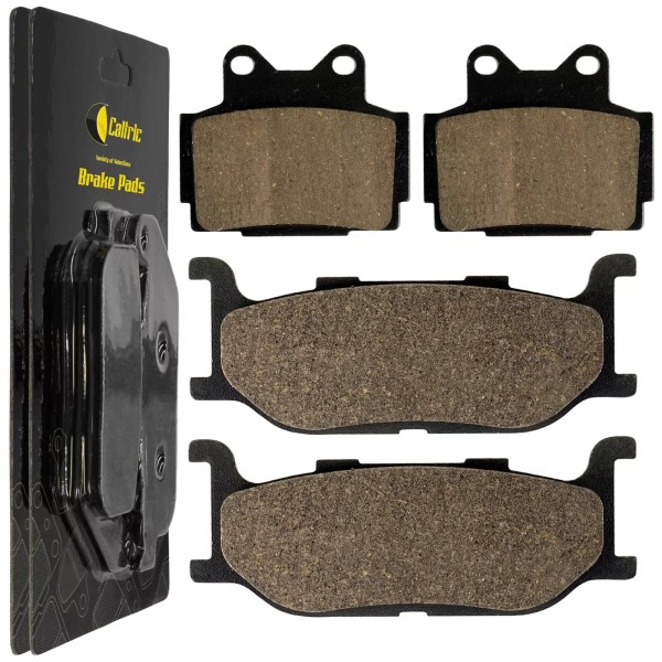 Caltric Front and Rear Brake Pads for Yamaha XJ600 XJ600S