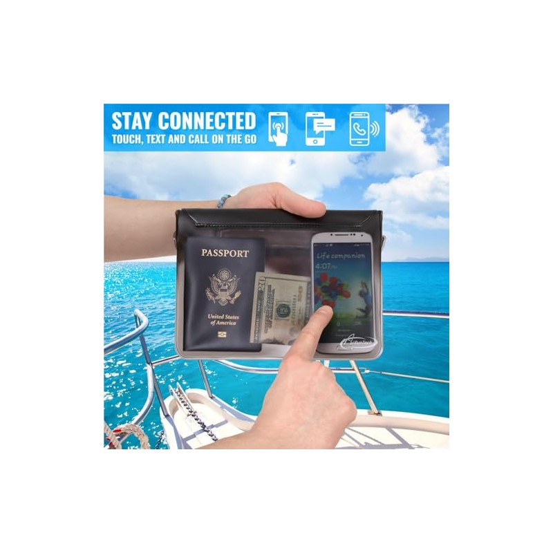 AiRunTech Waterproof Pouch and Fanny Pack Set for Water Activities