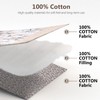100% Cotton Quilt Set King Size - Reversible Botanical Quilted