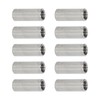 10PCS Round Coupling Nuts 304 Stainless Steel Female Thread Cylindrical