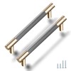 Gutuwellea Drawer Pull 12 Pack 5" Cabinet Handles Cabinet Pulls