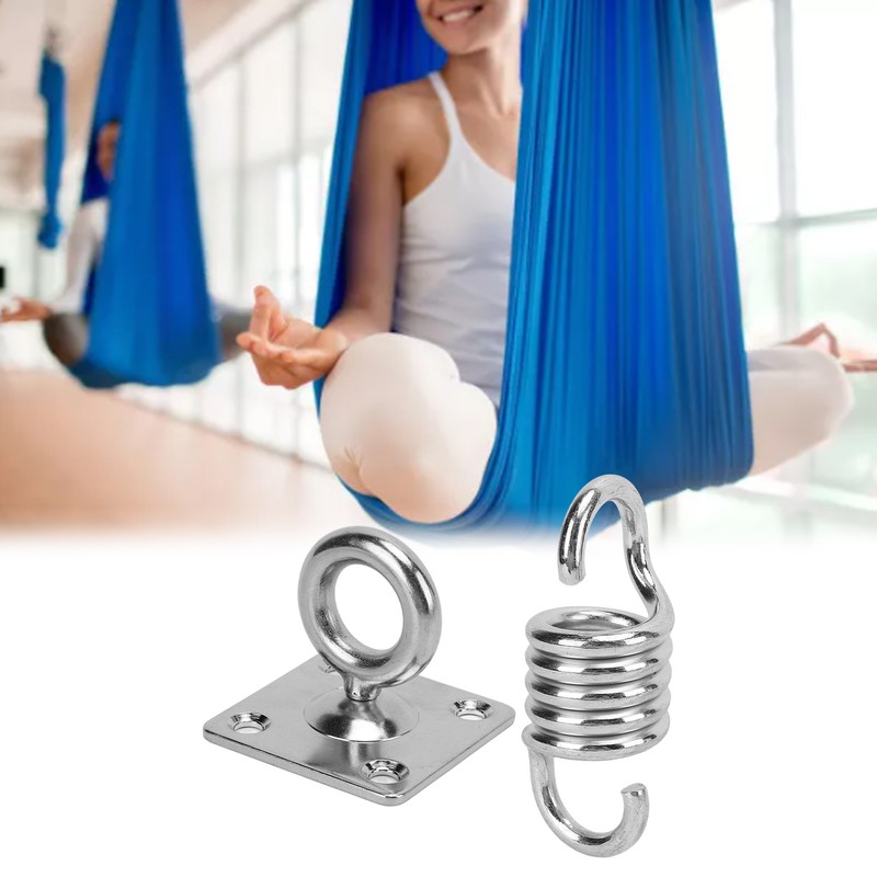 551LB Load Capacity Hammock Chair Hanging Kit Stainless Steel Swing