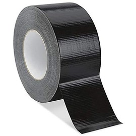 REALPACK® 1 Rolls - Black Gaffer/Duct Tape Size : 48mm x 50m
