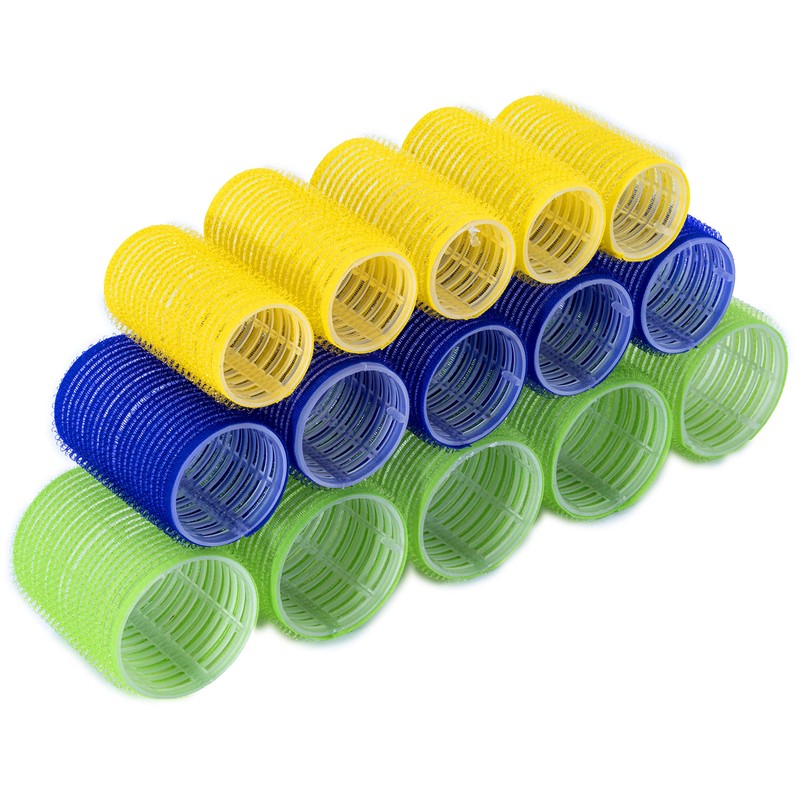 Set of 15 Hair Rollers Curls Diameter 32-48 mm Hairdressing