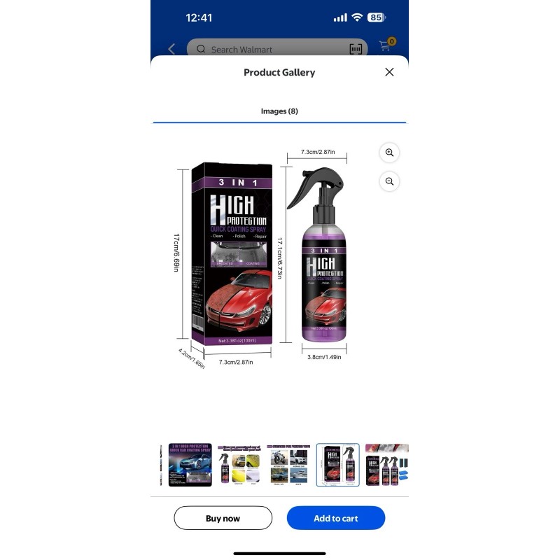 Nexa 3 in 1 High Protection Quick Car Coat Ceramic