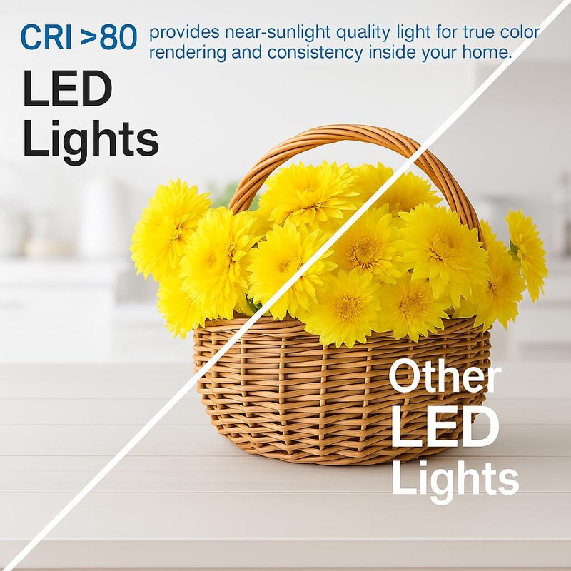 YGS-Tech 2 Inch LED Recessed Lighting, Dimmable Downlight 3W(35W Halogen