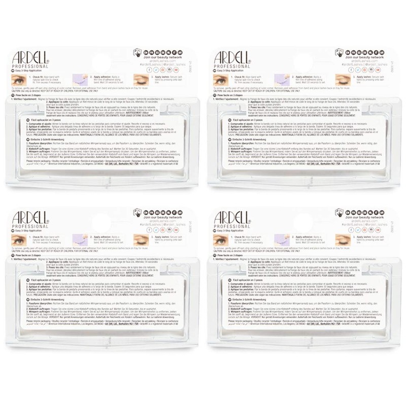 Ardell False Eyelashes Wispies 113 - Black, Natural Look Soft