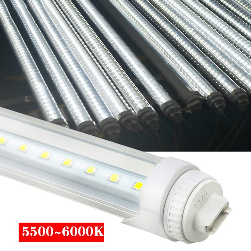 WYZM R17D 4FT LED Tube Light,5500K White Color,20W F48T12/CW/HO Straight