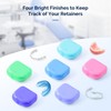 JMU Retainer Case with Vent Holes, Mouth Guard Case Dental