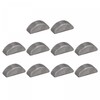 sourcing map Crescent Wedge 45# Steel 10 mm Length x