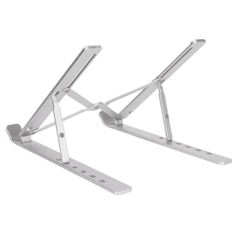 Laptop Stand Aluminium Alloy Adjustable Height Nonslip Rubber Pads Foldable