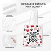 OIIJZzy Dog Tote Bag for Women, Dog Gift Bag, Printed