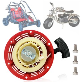 QYMOTO KT196 Pull Start & CT200U Mini Bike Pull Starter Recoil for 6.5HP 196cc OHV Engine Coleman BT200X MB200 CT200U-EX Pull Start Cord Predator 212cc