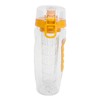 Fruit Infuser Water Bottle Anti Slip Grip Flip Top Lid
