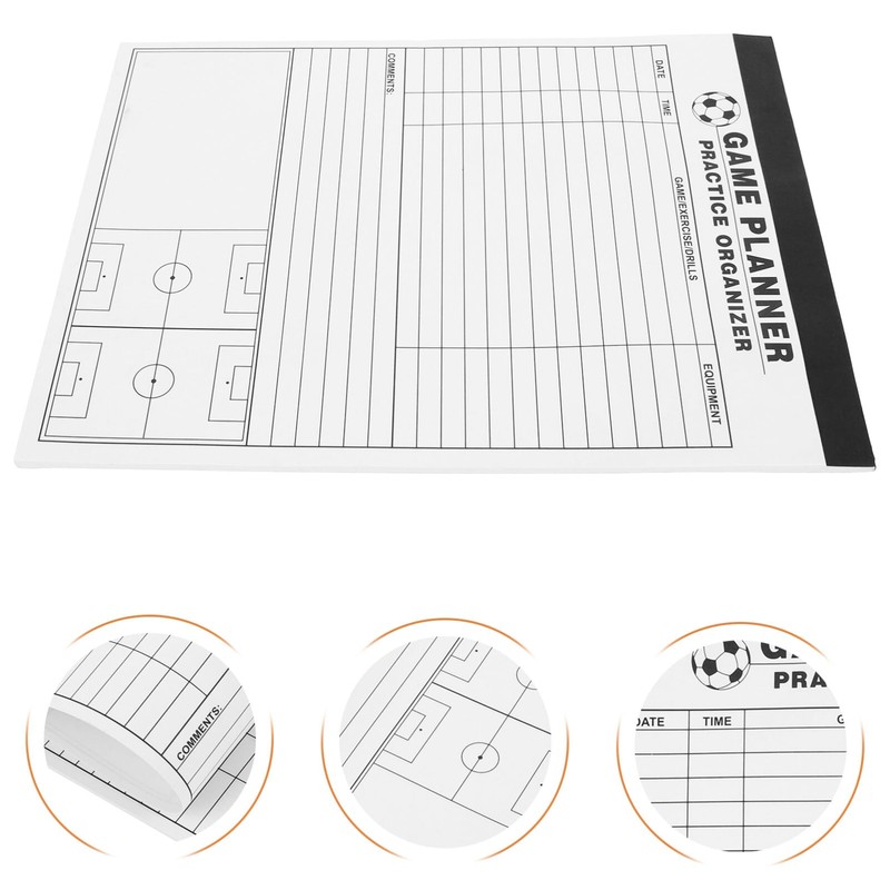 SUPVOX Basketball Score Keeping Football Warning Cards Basketball Scorebook Lightweight