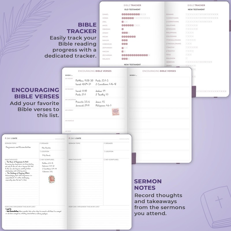 Clever Fox Christian Hourly Weekly Planner – Goal Setting Planner