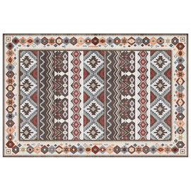 Petyoung Doormat Indoor Outdoor 23.6x35.4 Inch Super Soft Non Slip Door Mat Water Absorbent Doormats Entrance Rug Vintage Bohemian Rug