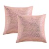 JELLYMONI Sparkling Decorative Pillow Covers Set of 2,Gold Glitter Throw
