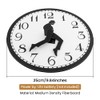 Silly Walk Wall Clock, 9.84‑Inch Silent Funny Creative Analog Clock