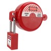 Lockout Tagout Valve Lock with Safety Padlock Heatproof Impact Resistant