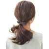 VINGTAINE H-770-GY- Velvet Ribbon Hair Elastic Simple Hair Accessories, Autumn