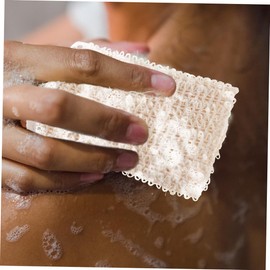 PACKOVE 3pcs Lightweight Ramie and Wash Cloths for Exfoliating Towels for Daily Use for Bathing and Facial Cleansing