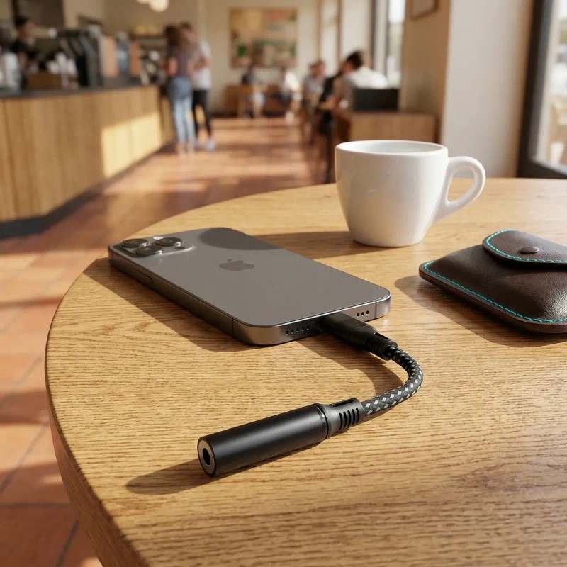 2 Adaptadores Audio Usb-c A 3.5mm Celular/pc Aurpai