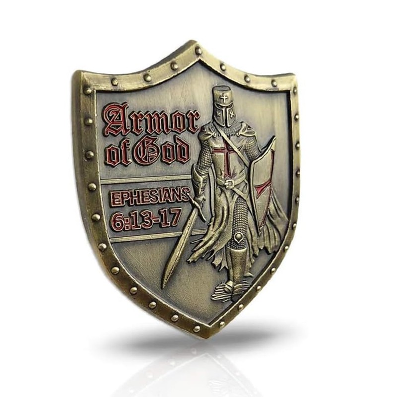 Put On The Whole Armor of God Challenge Coin Eph