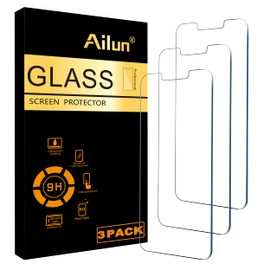 Ailun Screen Protector for iPhone 13 mini [5.4 Inch] Display 2021 3 Pack Tempered Glass