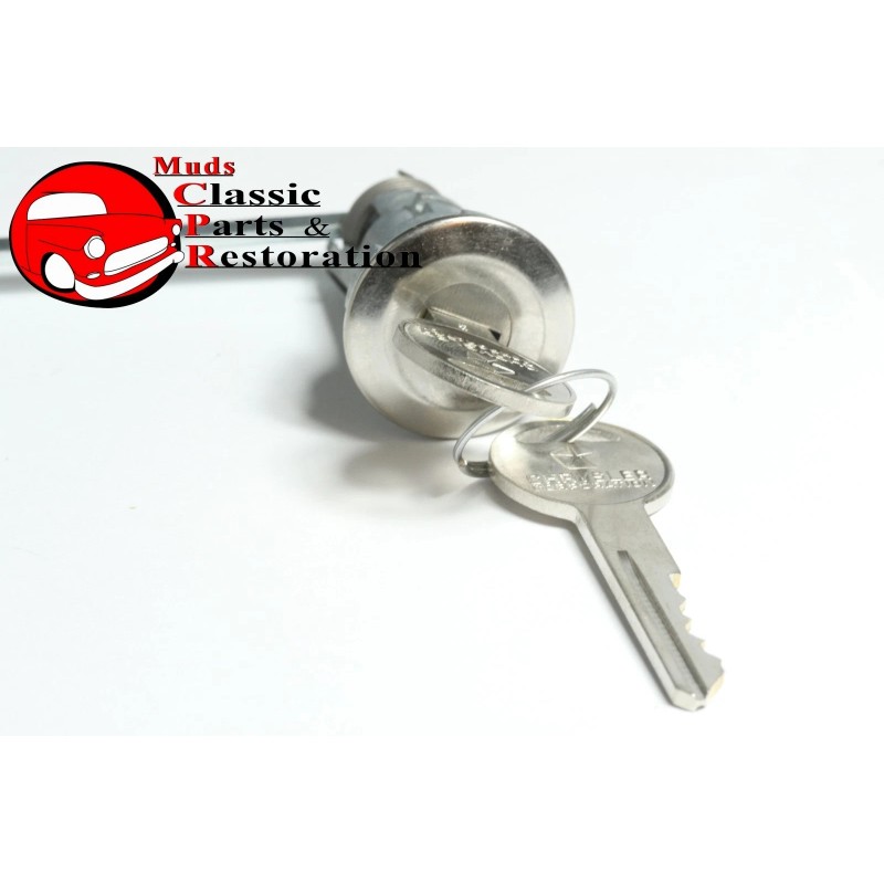 Muds 66-72 Chrysler Dodge Plymouth Trunk Lock w/Original Logo Keys
