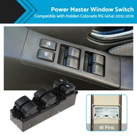 MAX COOL Master Power Window Switch Suitable for Holden Colorado RG 4Door 2012-2019 Driver Control