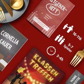 Mord bei Tisch, Murder Mystery Dinner For Home, 5 to 7 People, The Las Vegas Case (German Language)