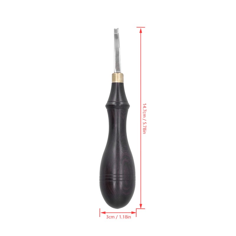 Steel Edge Creaser Comfortable Grip Exquisitely Made Easy Use Leather