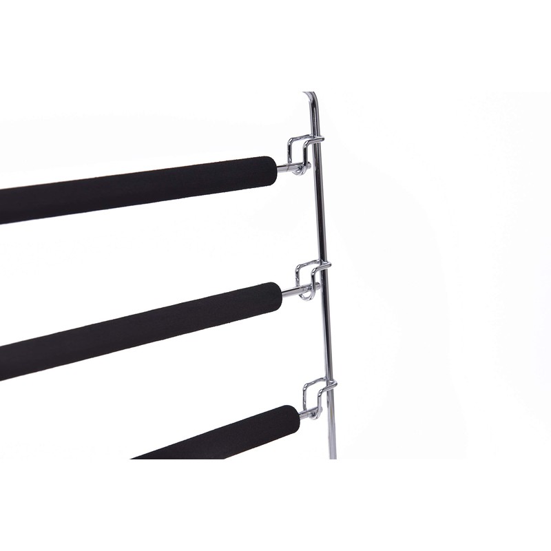 3 Quality Multi-Bar Metal Hangers - Real Heavy Duty, Space-Saving,