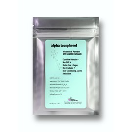 Talsen Chemicals Talsen Chemicals Vitamin E Powder (1 Ounce / 28 Gram) Alpha Tocopheryl Powder Acetate for Skin Care DIY Cosmetic Grade 700 IU Acetate Powder