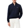 Lacoste Men's Core Collection Regular Fit Classic Zip Up Mock