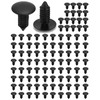 QWORK® Pack of 100 Plastic Mounting Clips Car Trim Clips