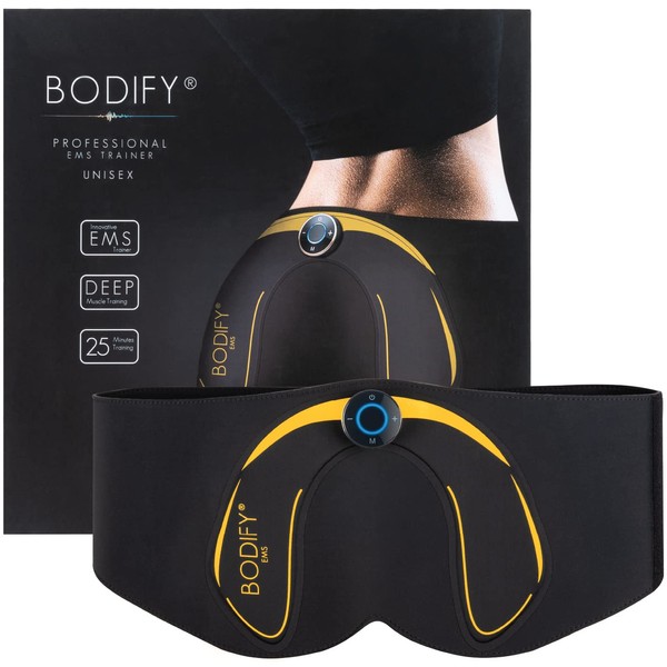 Bodify® EMS Pro Muscle Trainer for Targeted Stimulation of the Butt Muscles | Electrostimulation of the Butt and Hips | Fitness Training The Original