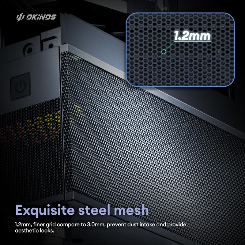 Okinos Aqua 3 Air, Micro ATX Case, MATX PC Case
