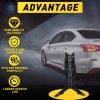 WenQi Pair Rear Bumper Brackets For 2013-2019 Nissan Sentra Driver