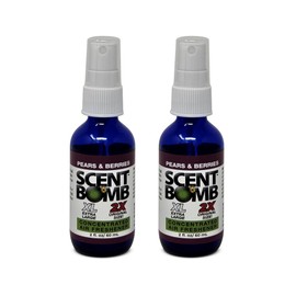 Scent Bomb Air Freshener Spray 2-Pack, Long-Lasting Odor Eliminator for Home & Car, Effective Deodorizer Spray for Kitchen, Bathroom, Fresh Room Spray & Smell Neutralizer, 2 oz, Pears & Berries