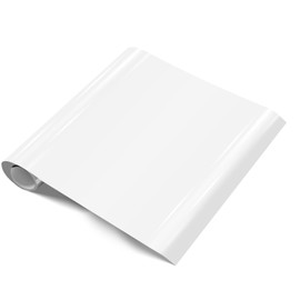 Srunffe Heat Transfer Vinyl 12" x 6ft Colors HTV Vinyl for Shirts, Iron on Vinyl for Cricut & Cameo or Heat Press Machine Easy to Weed, （White 12" x 6ft）