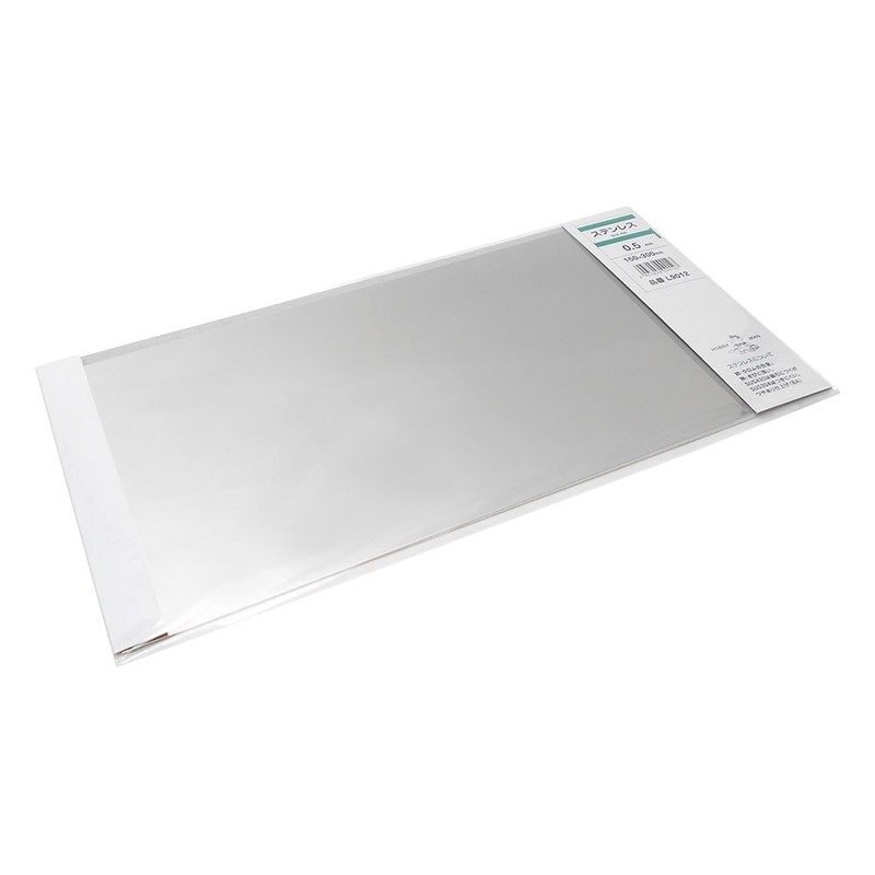 Q-Ho SUS430 Stainless Steel Plate Slim 5.9 x 11.8 inches
