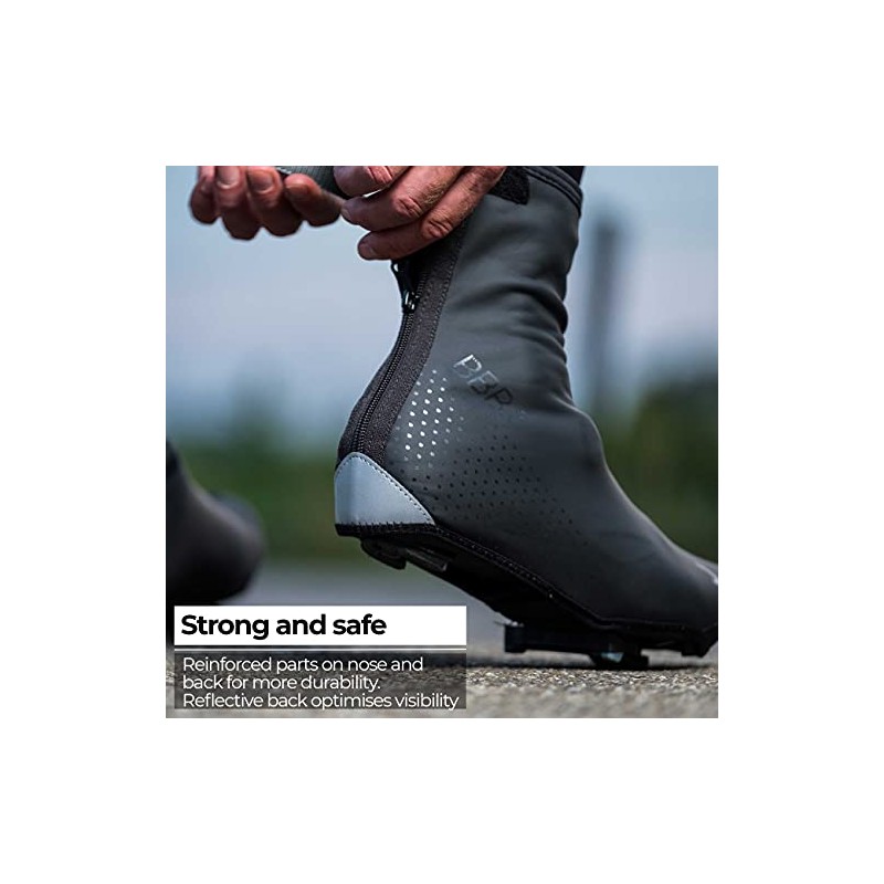 BBB Cycling Unisex's Shoe Covers WaterFlex 3.0, Black, 47/48