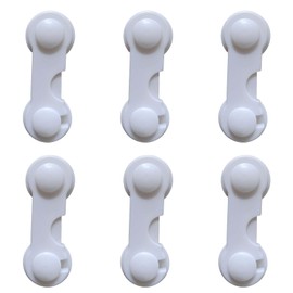 Loimon 6-Pack Child Proof Locks - No Drilling Baby Safety Locks for Cabinets, Drawers, Wardrobe & Cupboards | Easy Install Childproof Door Locks | Secure Australian Homes